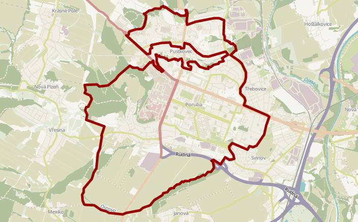 mapa poruba Anketa spokojenosti pro Porubu   OSTRAVA mapa poruba